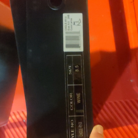 NWOT Cape Robbin red (it says wine) size 8.5 high heels boots - Picture 10 of 10